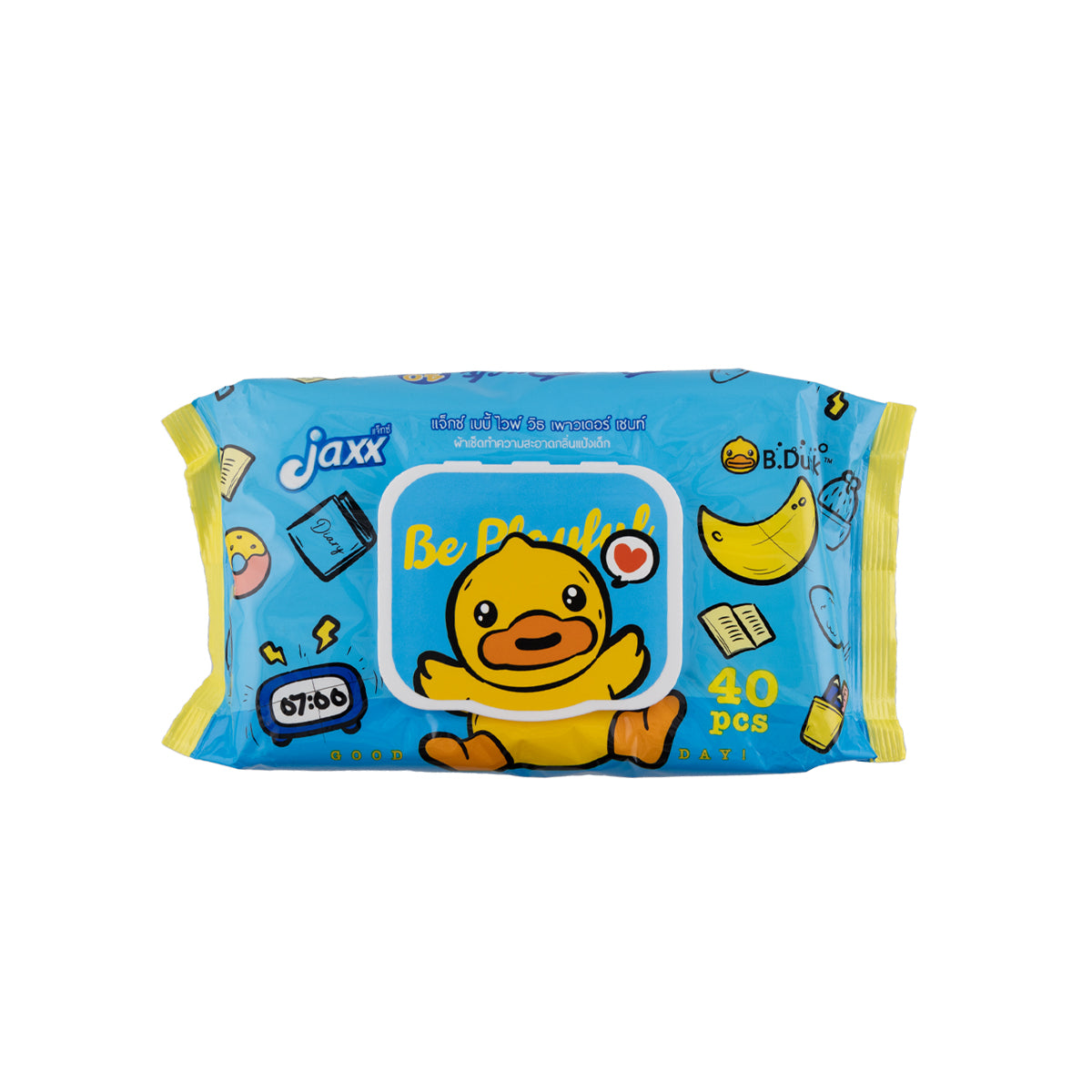 🧻 Jaxx Be Playful Wipes – Yellow Duck Edition 🐥