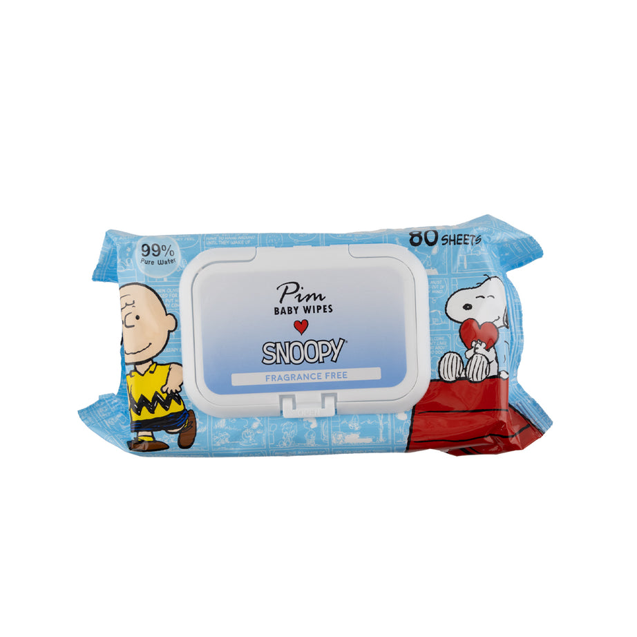 🧻 Pim x Snoopy Baby Wipes - 80 Wipes