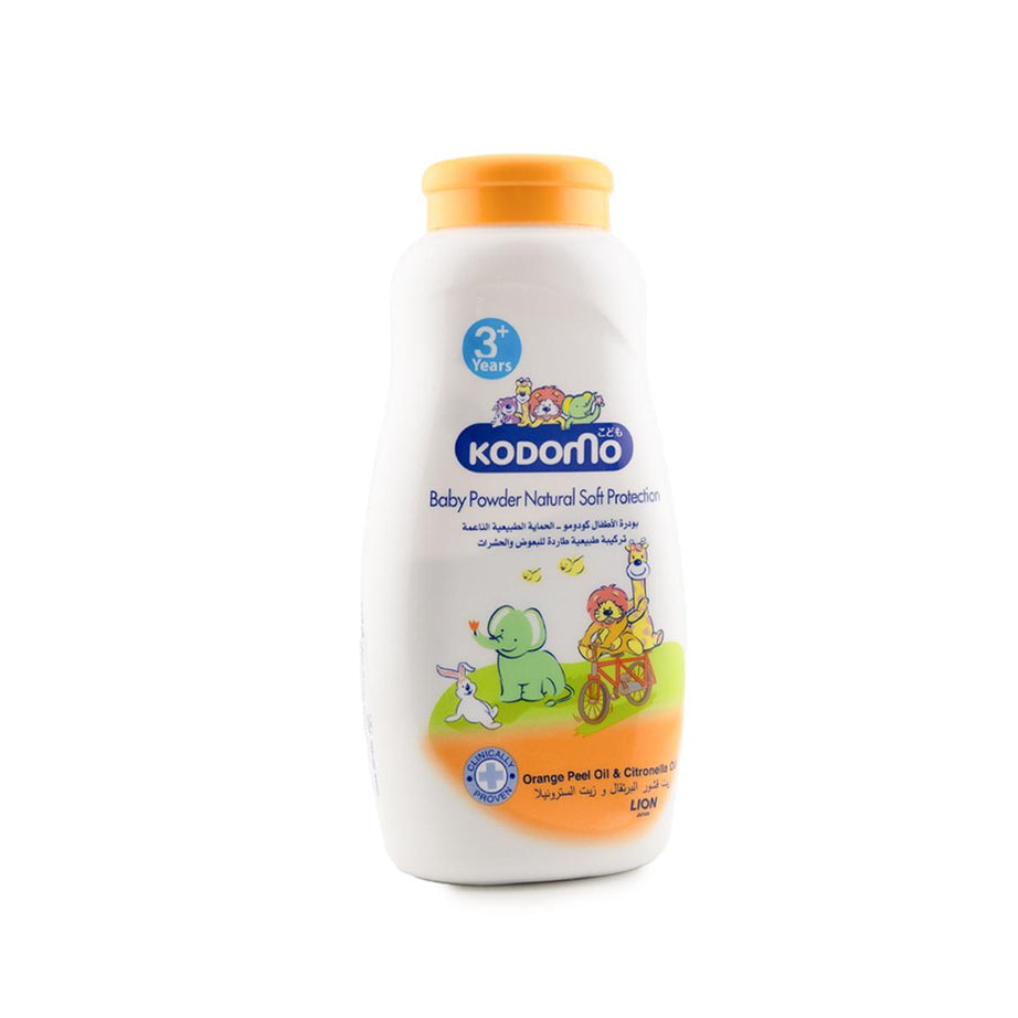 Kodomo - Baby Powder for Natural Protection for Sensitive Skin 🦒🍊