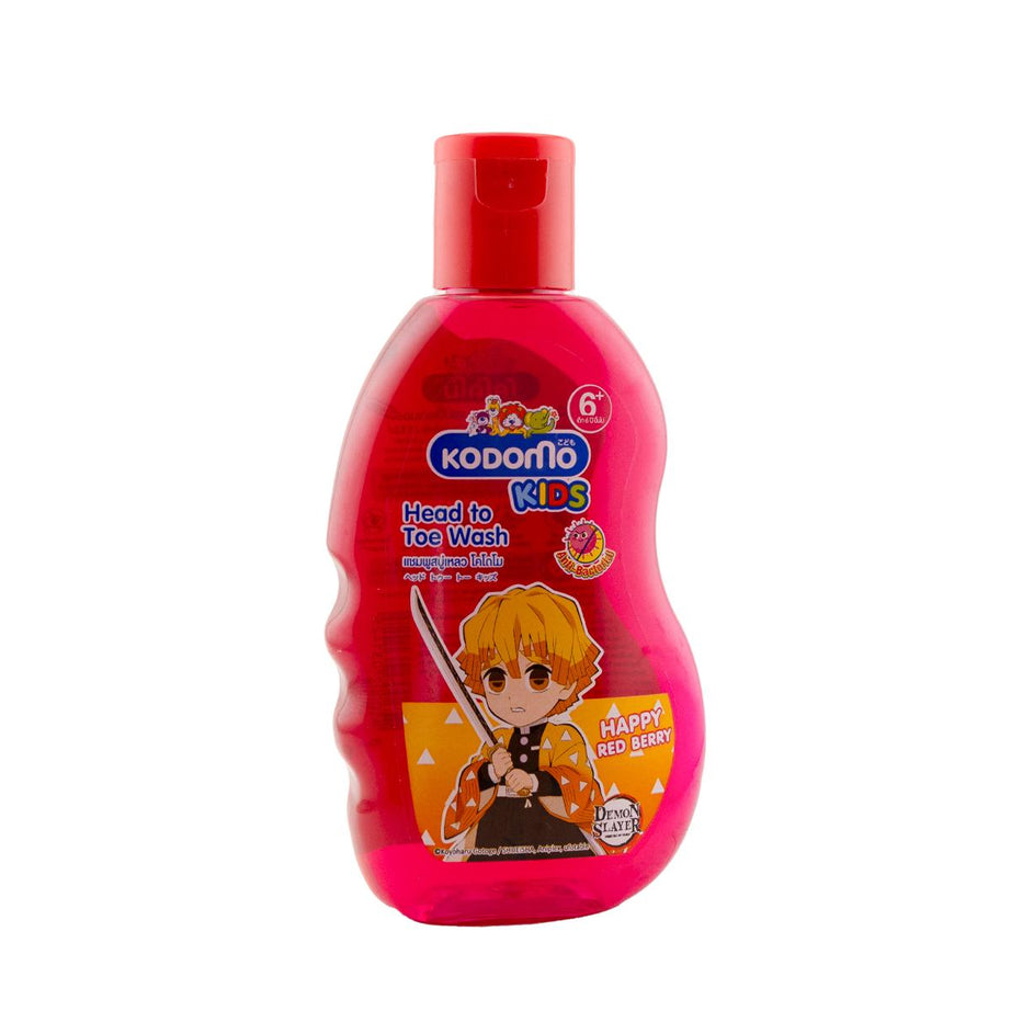 🍓🧼 Kodomo Baby Head-to-Toe Wash - Happy Red Berry 200ml